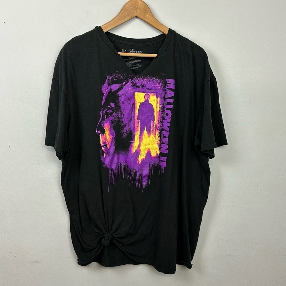 Halloween Jason Modified Graphic Tee Sz 2X